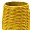 Hello Honey® 5.5" Mustard Hand-Woven Jute & Glass Votive Candle Holder